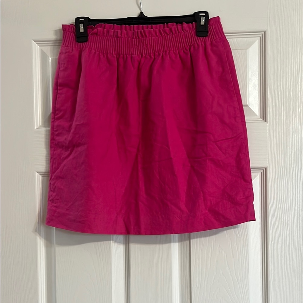J. Crew Pink Skirt with Pockets